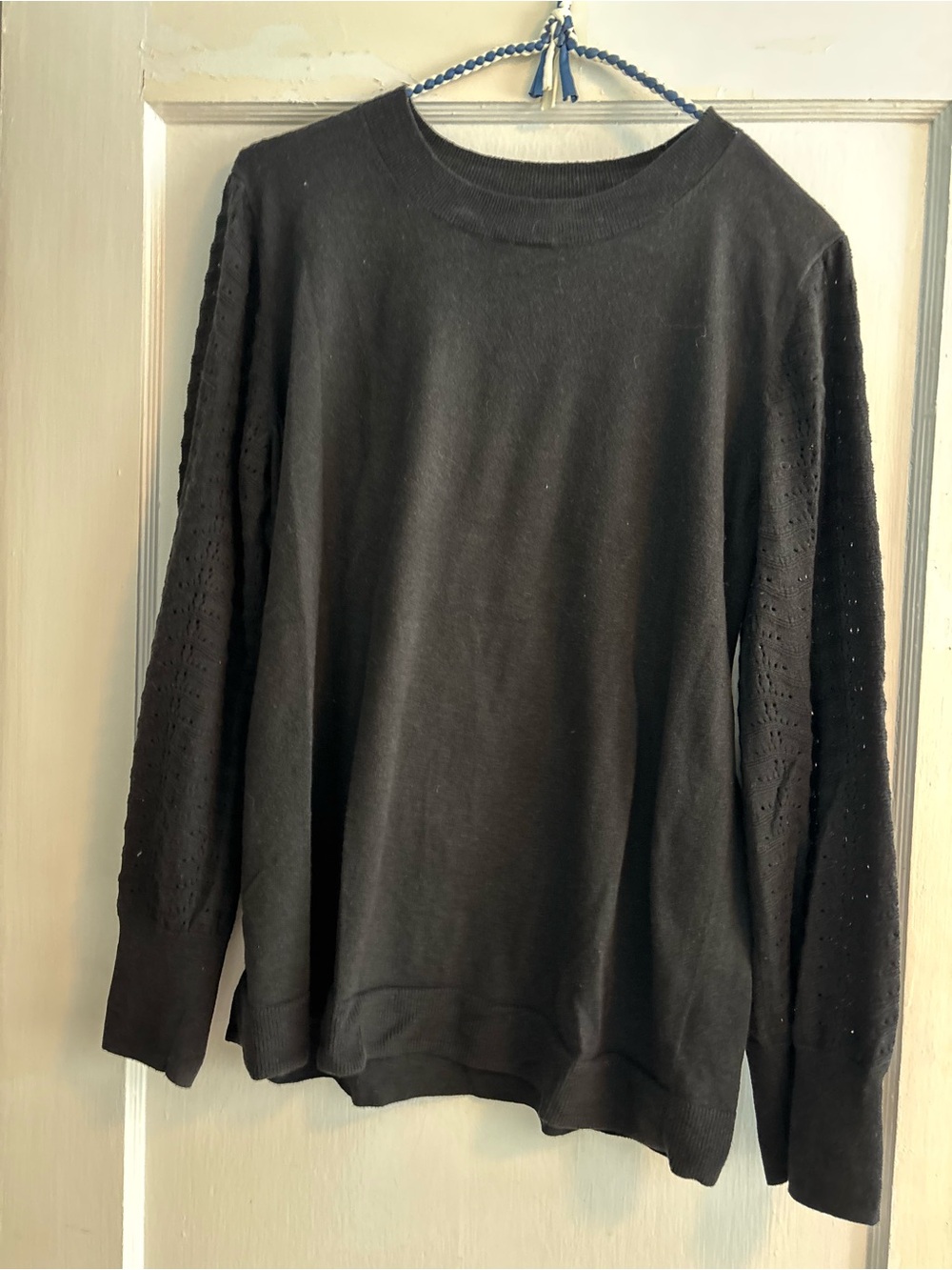 GAP Black Long Sleeve Oversized Maternity Sweater